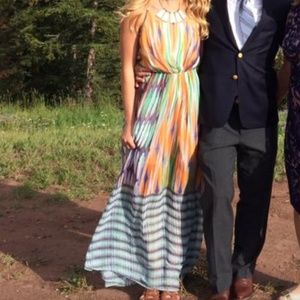 Beautiful colorful maxi dress